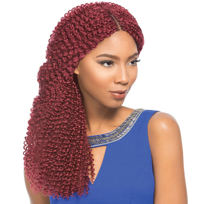 Sensationnel African Collection X-Pression Pre-Looped Crochet Braid KINKY CURL 14 Inch