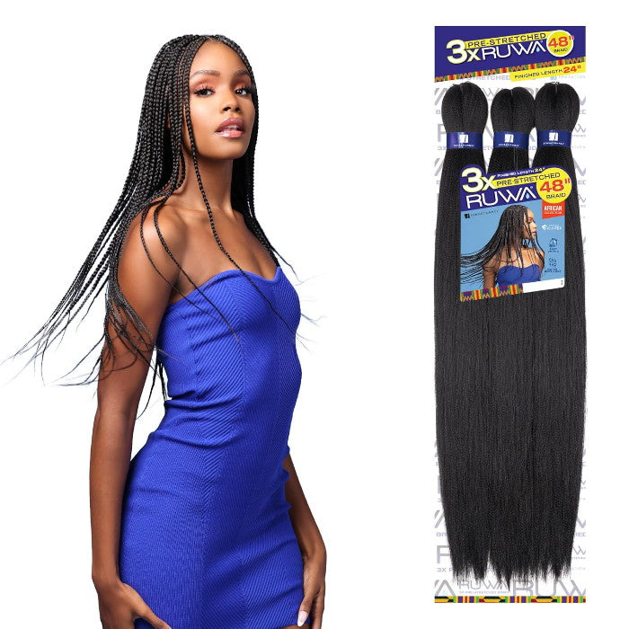 Sensationnel Ruwa - 3X PRE-STRETCHED BRAID 24"