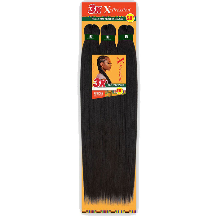 Sensationnel African Collection X-Pression Braid - 3X PRE-STRETCHED 58"