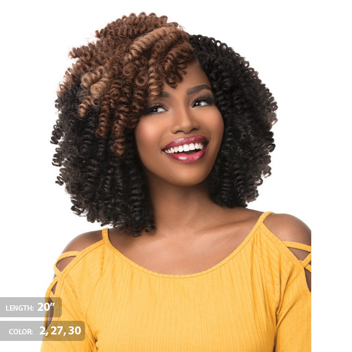 Sensationnel Curlfinity Pre-Loop Rod-Set Curls Bulk Braid - GREY ROD 10/20"