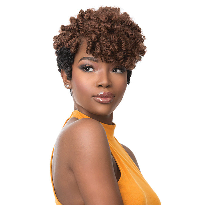 Sensationnel Curlfinity Pre-Loop Rod-Set Curls Bulk Braid - PINK ROD 10/20"