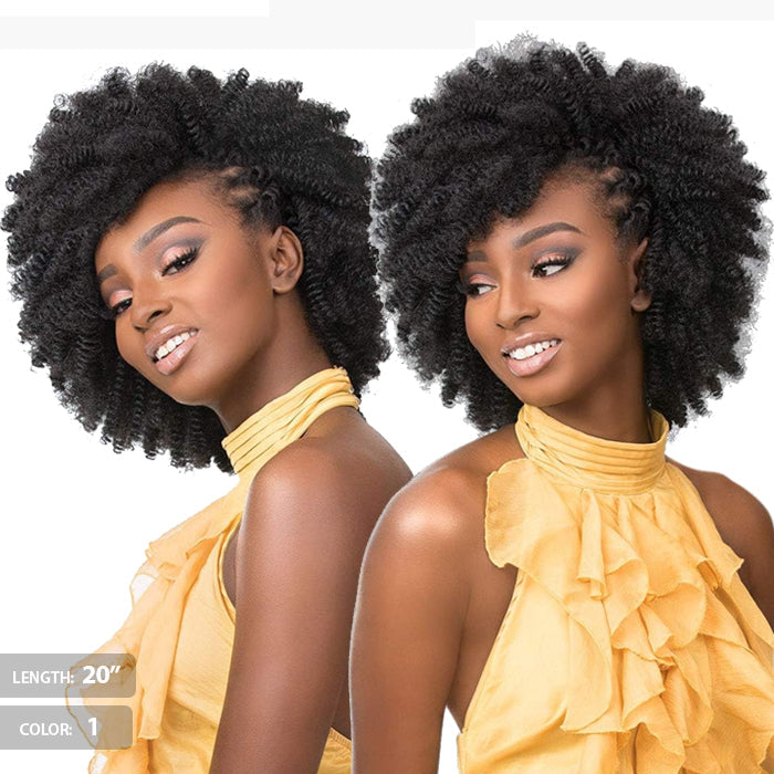 Sensationnel Curlfinity Pre-Loop Rod-Set Curls Bulk Braid - PINK ROD 10/20"