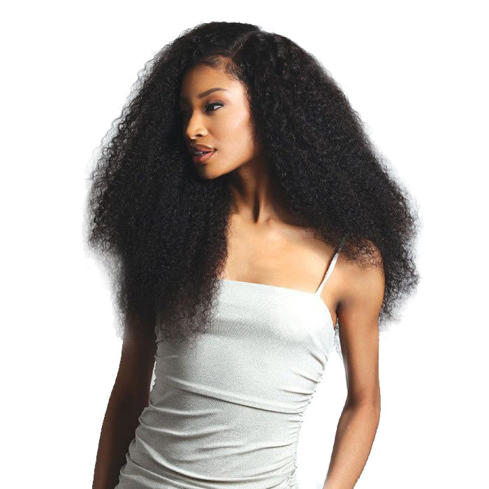 Shake N Go Glossy 100% Virgin Remy Hair HD 2x6 Hand-Tied Lace Closure - BOHEMIAN CURL 12 - Wet & Wavy