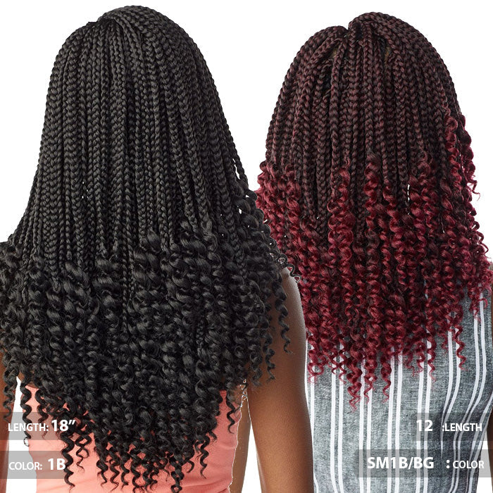 Sensationnel Lulutress Pre-Looped Crochet Braid - 3X GODDESS BOX BRAID 12"/18"