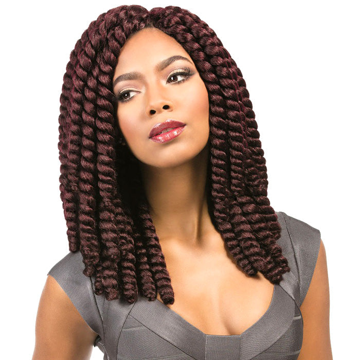 Sensationnel African Collection Crochet Loop Braid - MEGA RUMBA TWIST 12"