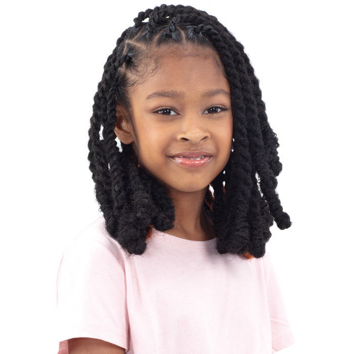 Equal by Shake N Go Crochet Braids 3x Kids Cuban Twist - SOFT & NATURAL 12"