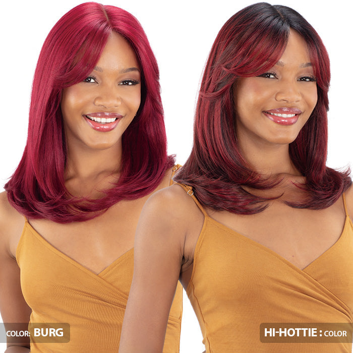 Shake N Go Equal Curtain Bang HD Lace Part Wig - SAGE