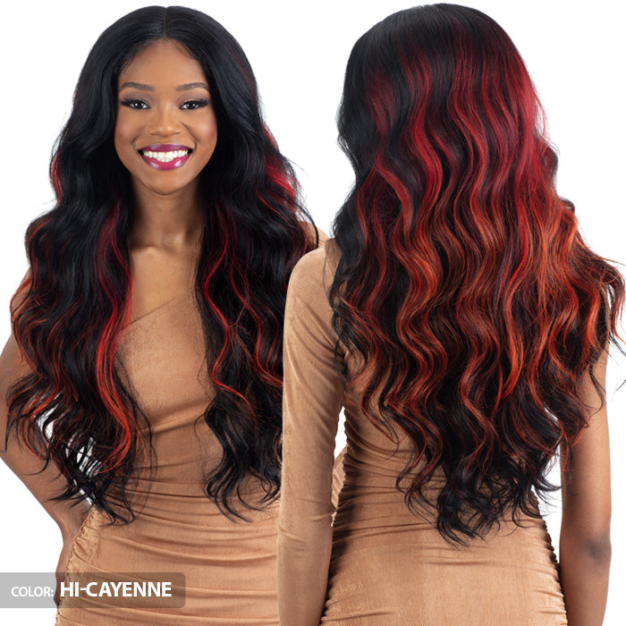 Shake N Go Legacy Human Hair Blend HD Lace Front Wig - FANTASIA