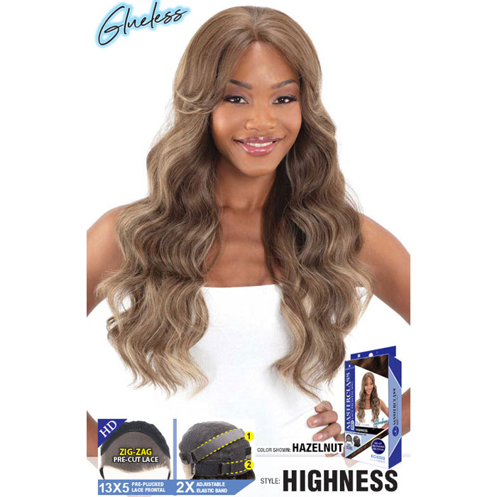 Shake N Go Masterclass Glueless 13x5 Pre-Plucked HD Lace Front Wig - HIGHNESS