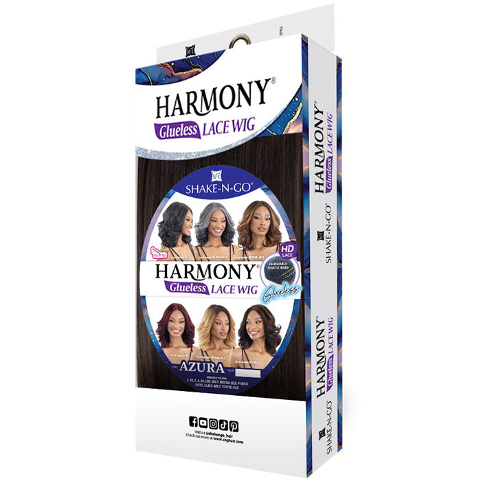 Shake N Go Harmony Glueless 5" Part HD Lace Wig - AZURA