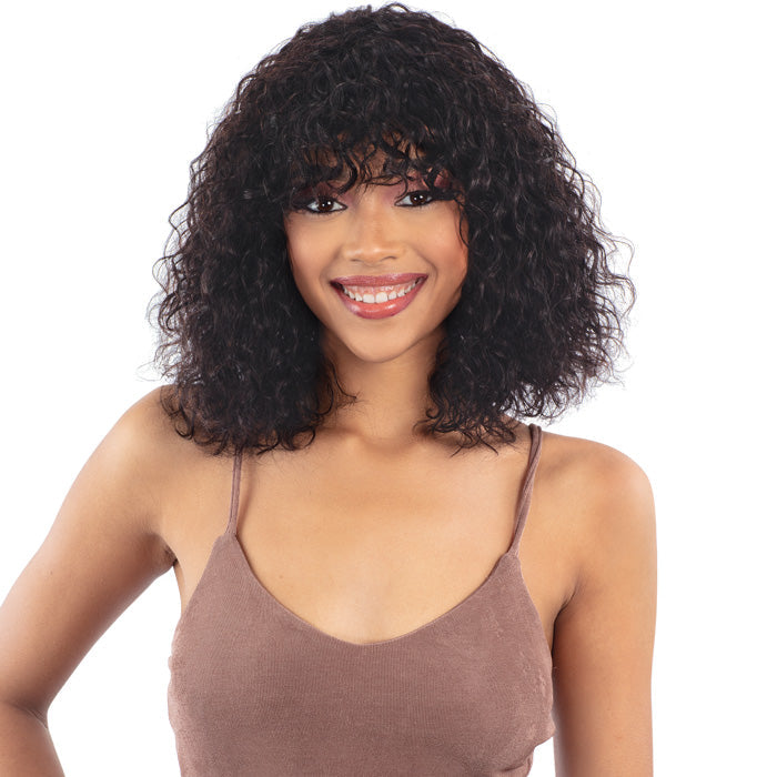 Shake N Go Golden 100% Human Hair Full Wig - MAEVE