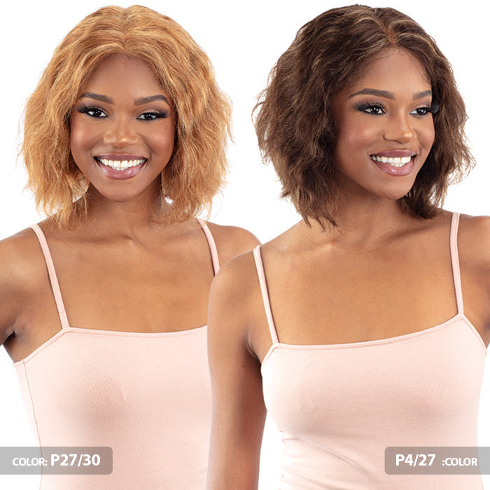 Shake N Go Golden 100% Human Hair Glueless 5" Deep HD Lace Front Wig - HAVEN