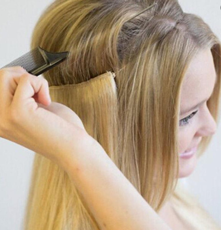 JBEXTENSION Halo Invisible Hair Extension Curly 20inch 130g