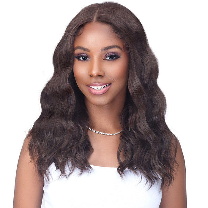 Laude & Co Human Hair Blend Glueless HD Lace Front Wig - CHARLIE