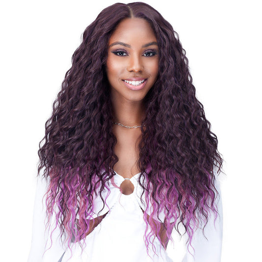 Laude & Co Human Hair Blend Glueless HD Lace Front Wig - JOSEPHINE