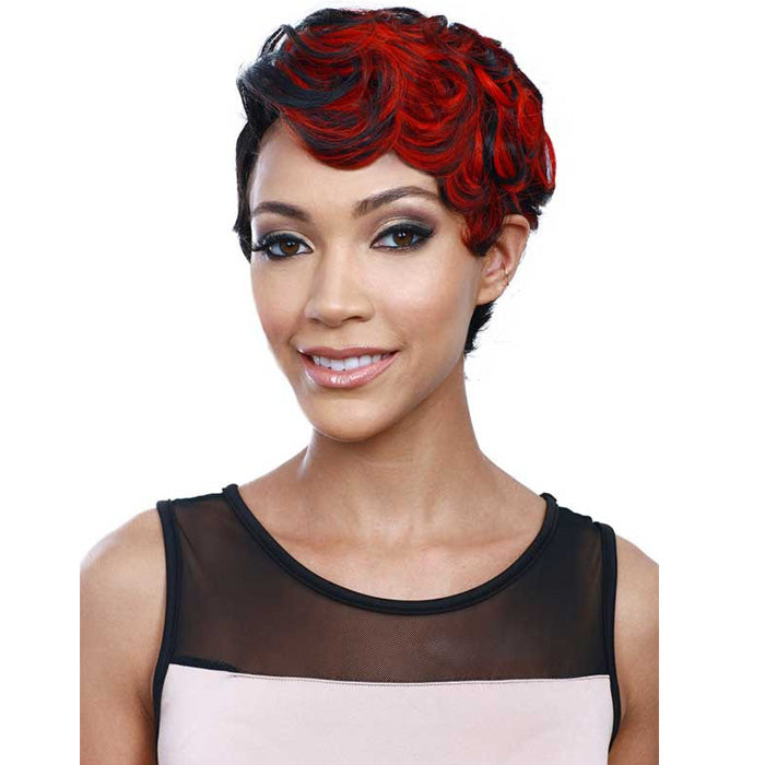 Bobbi Boss Visso 100% Human Hair Weave FOXY SHORT 3PCS (1Pack Complete)
