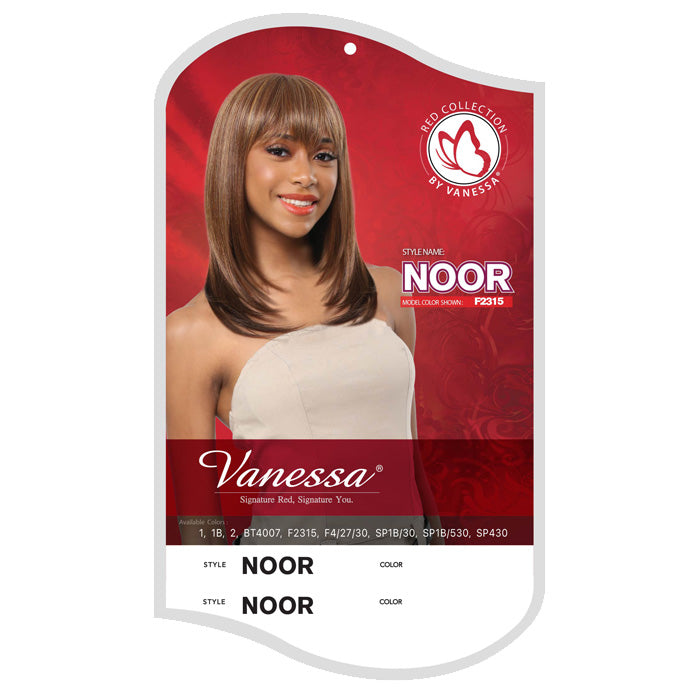 Fashion Wigs Red Collection By Vanessa Full Wig - NOOR