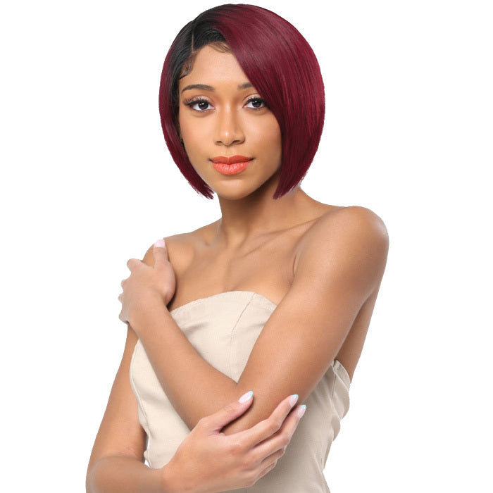 Vanessa 100% Brazilian Human Hair Swiss Silk Deep J-Part Lace Front Wig - TDJH NADINE