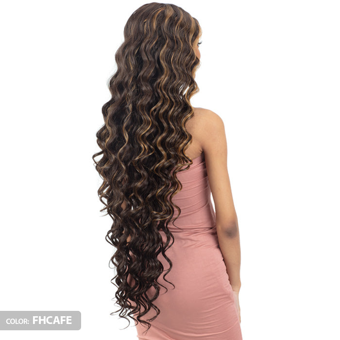 Shake N Go Organique HD Lace Front Wig - ACCENT CURL 38"