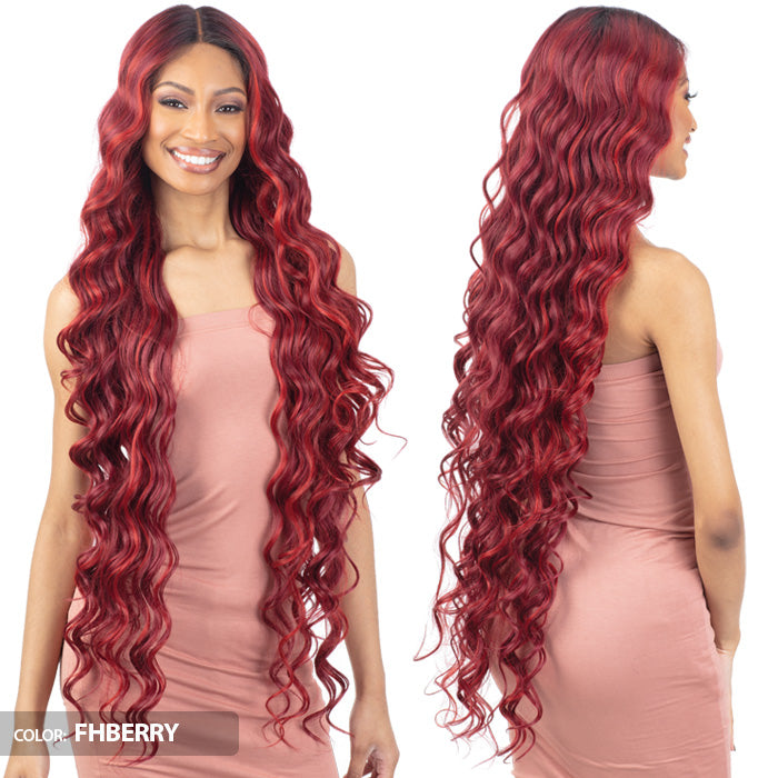 Shake N Go Organique HD Lace Front Wig - ACCENT CURL 38"
