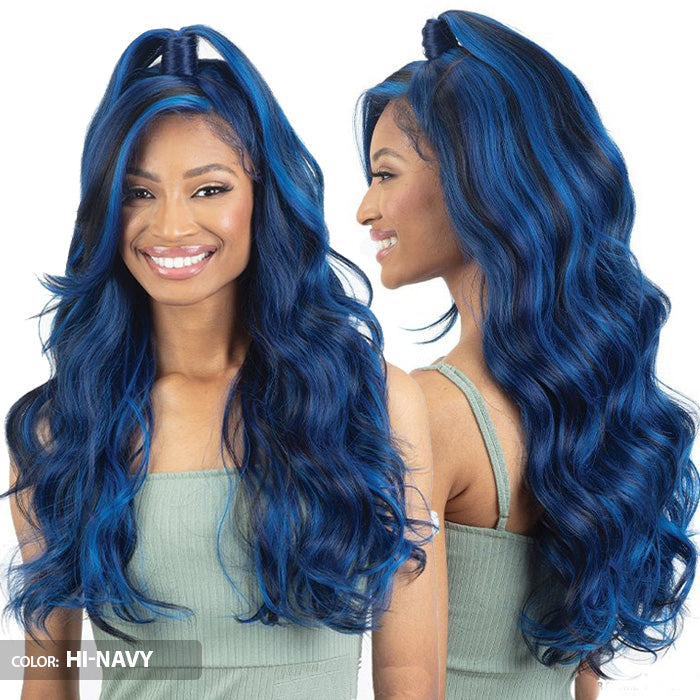 Shake N Go Equal Half Up 13x5 HD Illusion Lace Frontal Wig - HDL-09