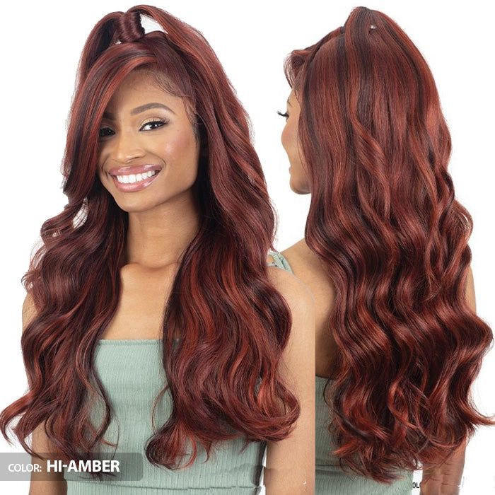 Shake N Go Equal Half Up 13x5 HD Illusion Lace Frontal Wig - HDL-09