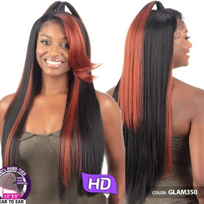 Shake N Go Equal Illusion Half Up 13x5 HD Lace Frontal Wig - HDL-10