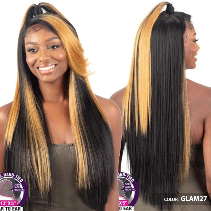 Shake N Go Equal Illusion Half Up 13x5 HD Lace Frontal Wig - HDL-10