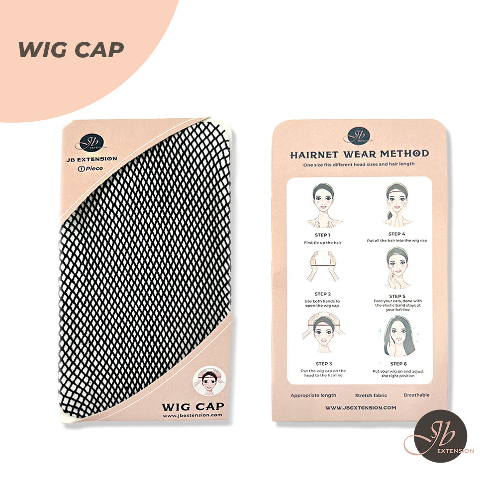 JBextension 1 Pcs Wig Cap, Black Mesh Wig Cap Net, Closed End Hair Mesh Net, Liner Weaving Caps for Women, Men, Kids, Wig Caps for Halloween, Cosplay. Black Hairnet Wig Cap 1 Pcs