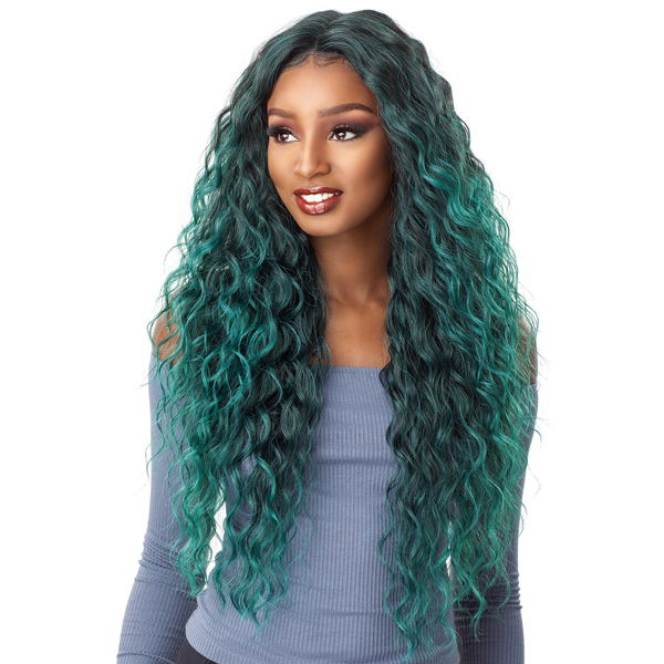 Sensationnel Empress Natural Center Part Synthetic Lace Front Wig ANYA