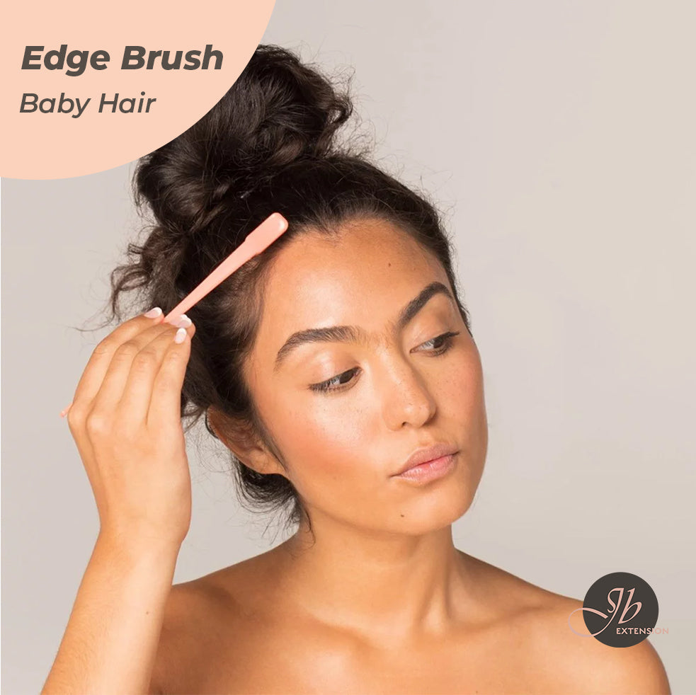 JBEXTENSION Hair Edge Brush, Double Sided Edge Control Hair Comb Eyebrow Brush Smooth Comb Grooming