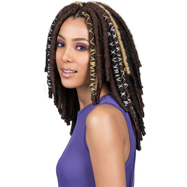 Bobbi Boss African Roots Crochet Braid - BAE LOCS GOLD 20"