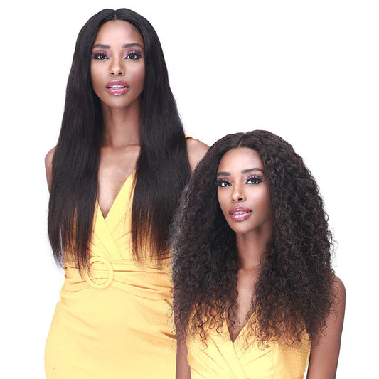Bobbi Boss Bundle 100% Unprocessed Human Hair Wet & Wavy 5" Lace Part Closure - WW JERRY CURL 12"