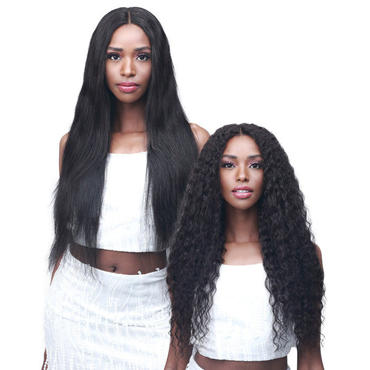 Bobbi Boss Bundle 100% Unprocessed Wet & Wavy 5" Lace Part Closure - WW PINEAPLLE CURL 10"