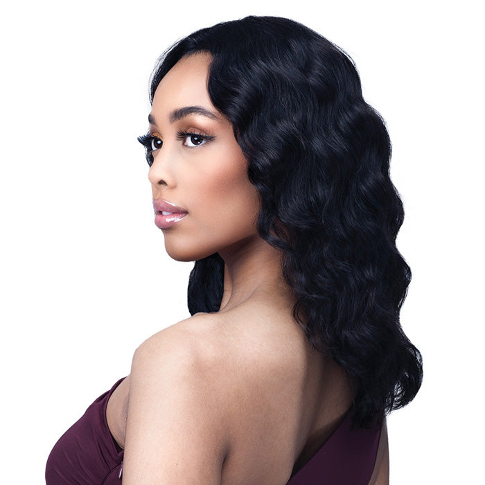 Bobbi Boss 100% Unprocessed Remy HD Lace Bundle Hair Wig - LOOSE DEEP 16"