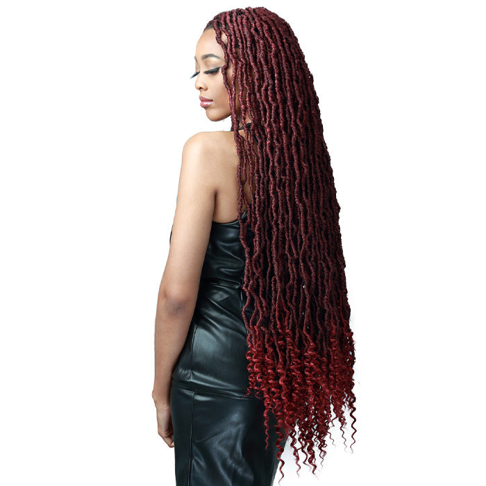 Bobbi Boss Pre-Looped Crochet Braid NU LOCS - CURLY TIPS 36" 2X