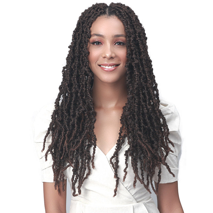 Bobbi Boss Nu Locs Pre-Looped Crochet Braid - DISTRESSED BUTTERFLY LOCS STYLE 18"/24"