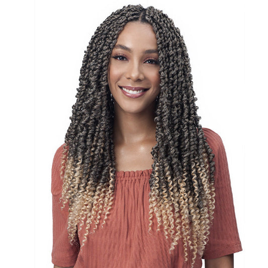Bobbi Boss Pre-Looped Crochet Braid - 2X NU LOCS SPRING TWIST 18"