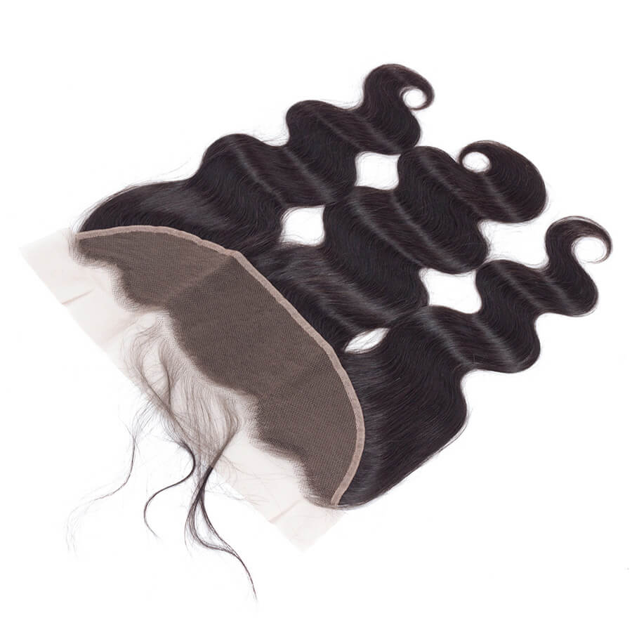 Malaysian Body Wave 4 Bundles With 13X4 Ear To Ear Lace Frontal Natural Color