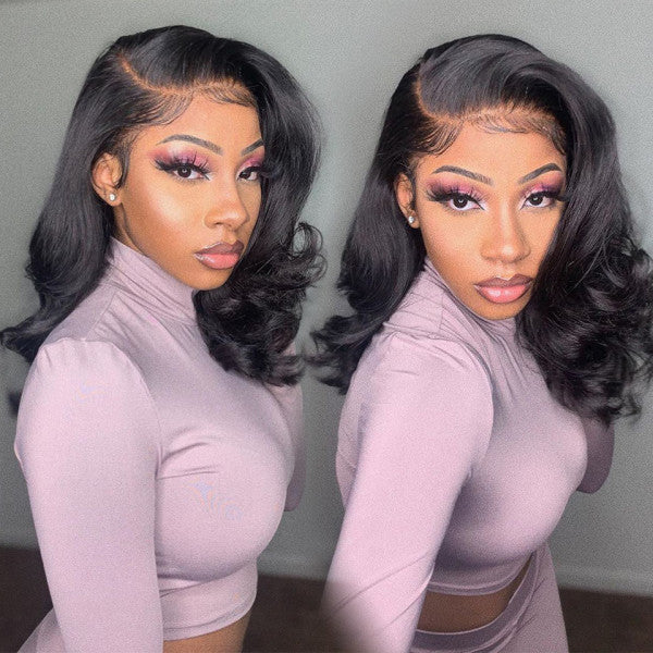 2 Wigs Set | Body Wave 5x5 HD Lace Frontal Wig & #4 Brown 5x5 HD Lace Bob Wig