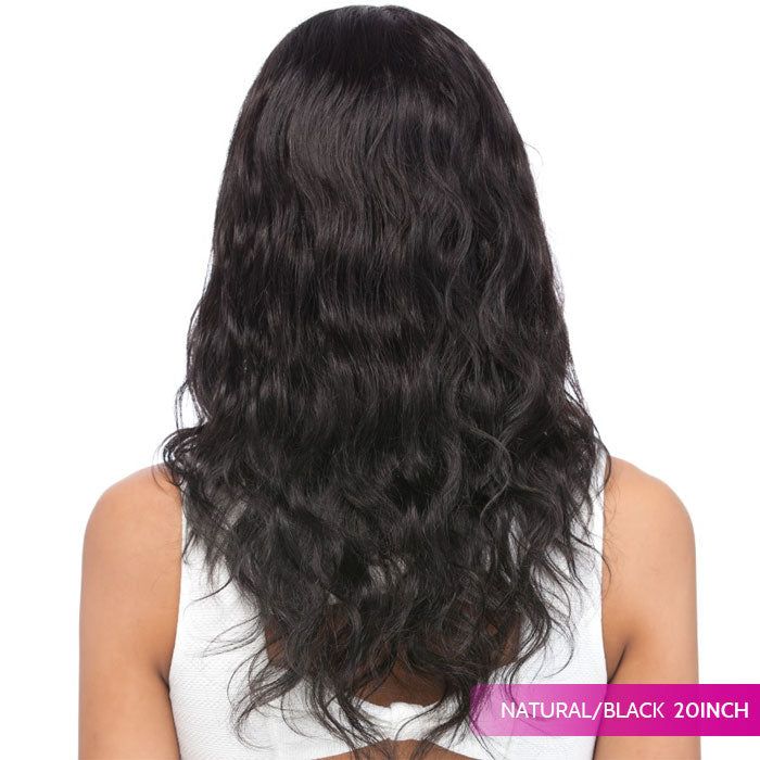 It's a wig Salon Remi 100% Brazilian Human Hair Unprocessed Wig BODY WAVE 16 / 20 Inch