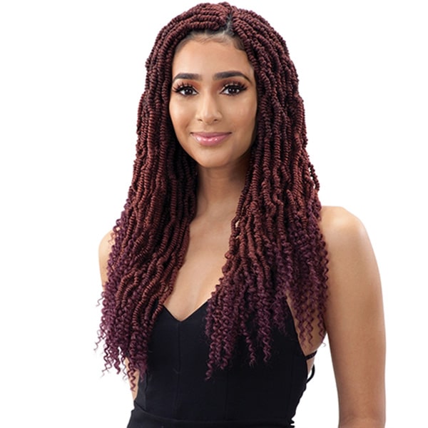 Model Model Glance Pre-Looped Crochet Braid - 2X BOMB TWIST 18"