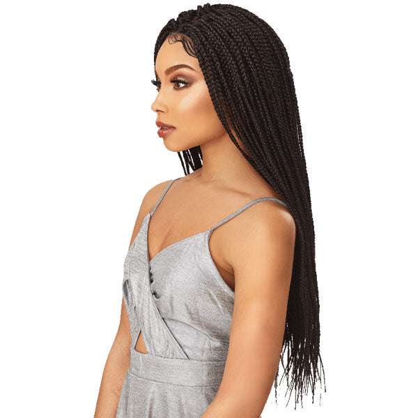 Sensationnel Cloud 9 Synthetic 4x4 Part Swiss Lace Wig BOX BRAID SMALL