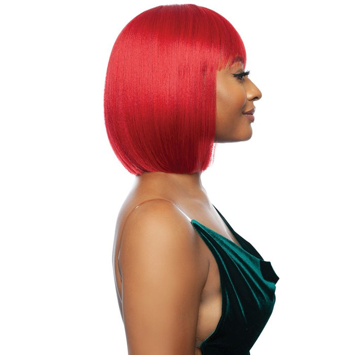 Mane Concept Brown Sugar Human Hair Blend Full Wig - RIHANNA BOB 01