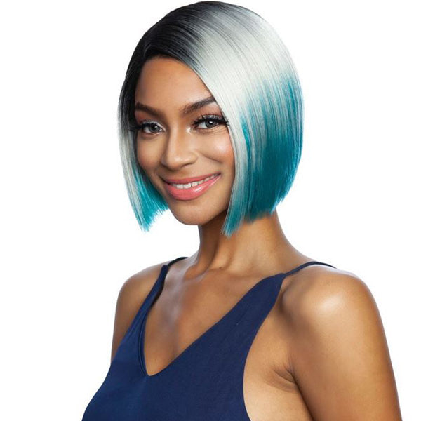 Mane Concept Brown Sugar Human Hair Blend Lace Part Wig - BS151