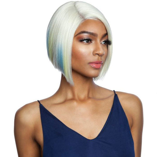 Mane Concept Brown Sugar Human Hair Blend Lace Part Wig - BS151