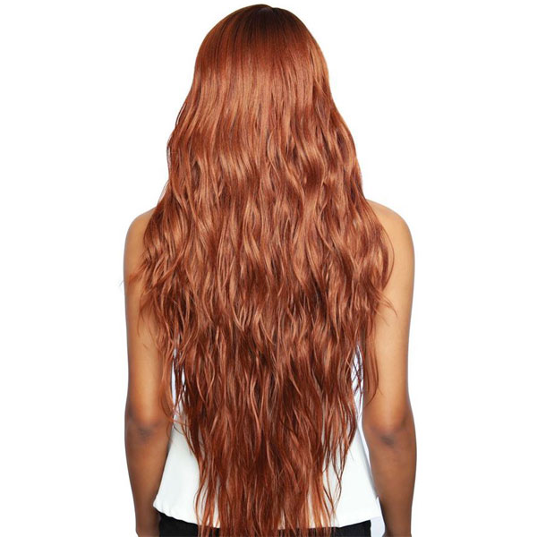 Mane Concept Brown Sugar Human Hair Blend Flat & Lay 6" Deep Lace Front Wig - BSL205 CHAMOMILE