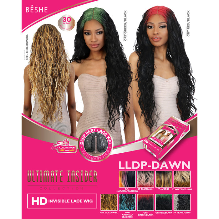 Beshe Ultimate Insider HD Invisible Lace Deep Part Wig - LLDP-DAWN