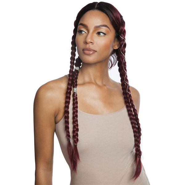 Brown Sugar Human Hair StyleMix Versatile Lace Wig BSX05 YAKY STRAIGHT 30 Inch