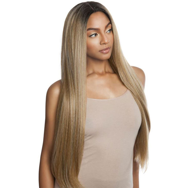 Brown Sugar Human Hair StyleMix Versatile Lace Wig BSX05 YAKY STRAIGHT 30 Inch